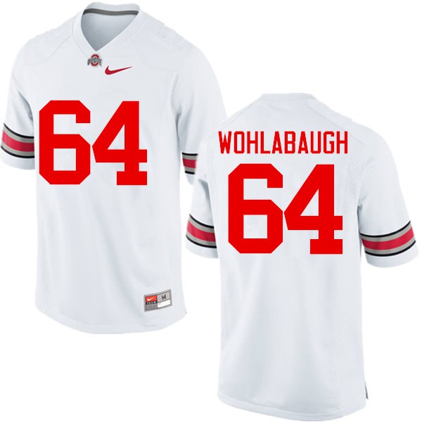 Ohio State Buckeyes #64 Jack Wohlabaugh Men Stitched Jersey White
